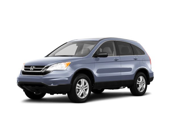 2010 Honda CR-V EX, front three-quarter view, paint 1 of 8