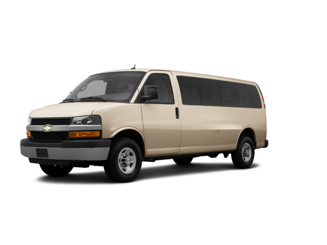 2011 Chevrolet Express 3500 3500, front three-quarter view, paint 1 of 8