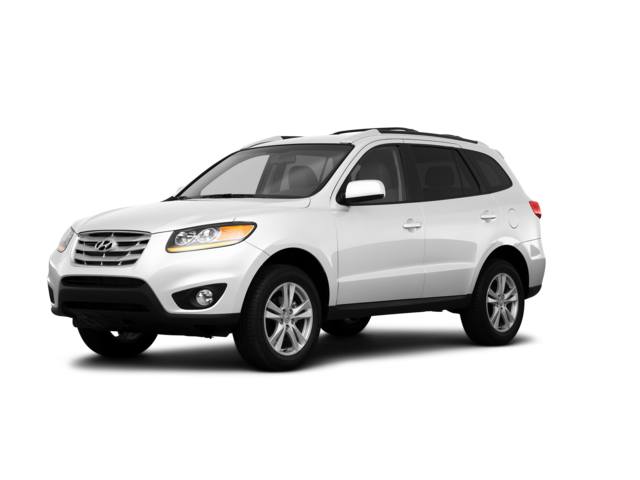 2010 Hyundai Santa Fe GLS, front three-quarter view, paint 1 of 8