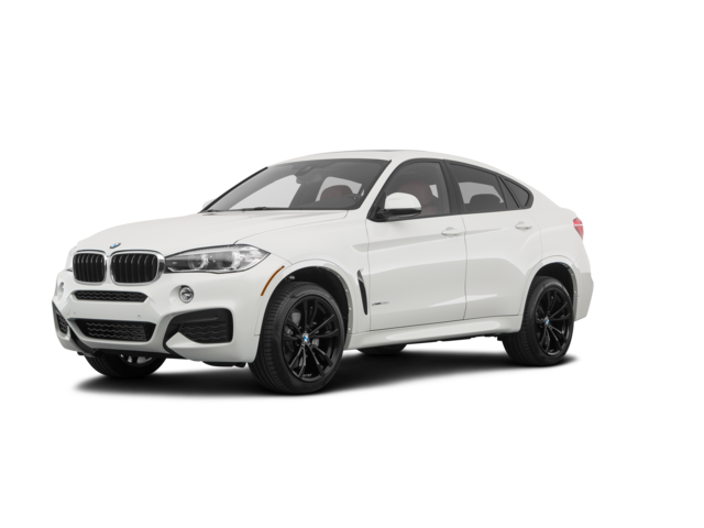 2019 BMW X6 sDrive35i, front three-quarter view, paint 1 of 8