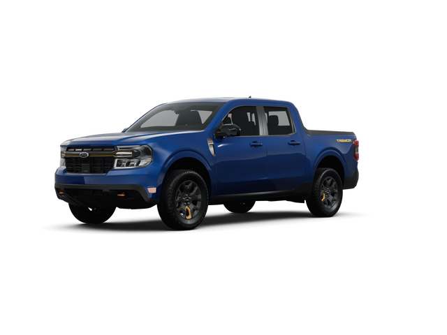 2024 Ford Maverick Lariat, front three-quarter view, paint 1 of 8