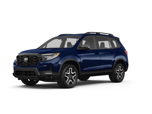 2023 Honda Passport Elite, front three-quarter view, paint 1 of 8