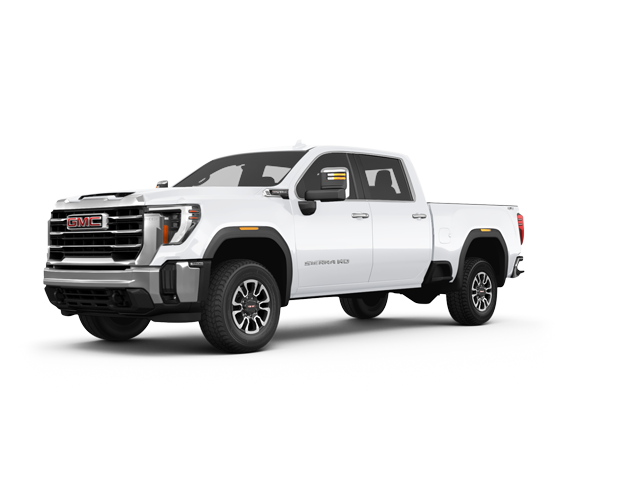 2025 GMC Sierra 3500 HD SLT, front three-quarter view, paint 1 of 8