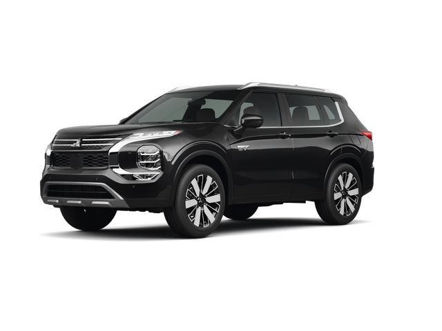 2026 Mitsubishi Outlander PHEV SEL Black Edition, front three-quarter view, paint 1 of 8