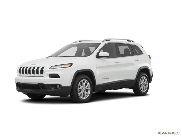 2017 Jeep Cherokee suv in Bright White Clearcoat Color, Front Side View