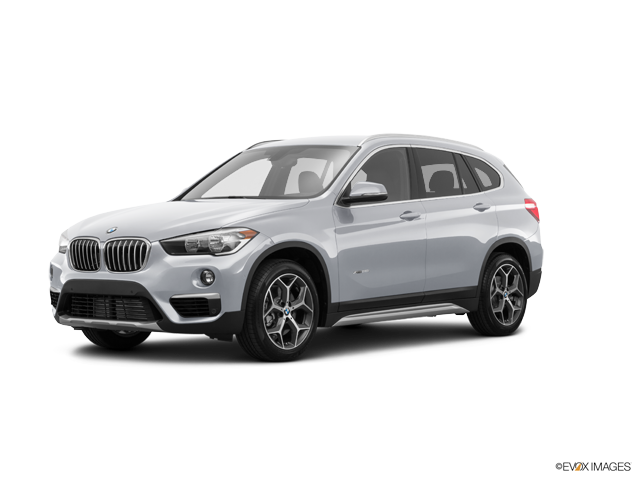 2016 BMW X1 suv in White Metallic Color, Front Side View