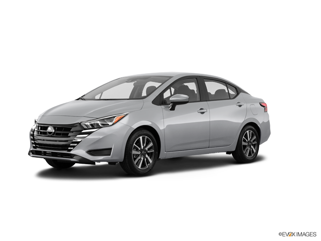 2025 Nissan Versa sedan in Brilliant Silver Metallic Color, Front Side View