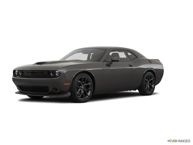 2023 Dodge Challenger coupe in Granite Pearlcoat Color, Front Side View