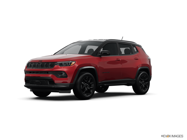 2023 Jeep Compass suv in Redline Pearlcoat Color, Front Side View