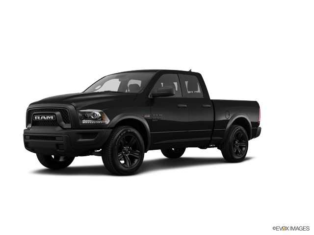 2022 Ram 1500 Classic truck in Diamond Black Crystal Pearlcoat Color, Front Side View