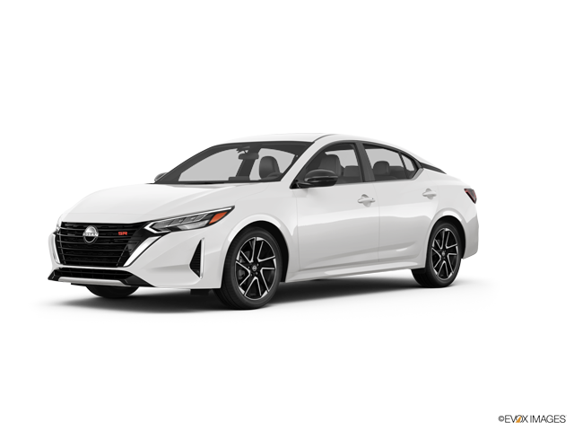 2025 Nissan Sentra sedan in Fresh Powder Color, Front Side View