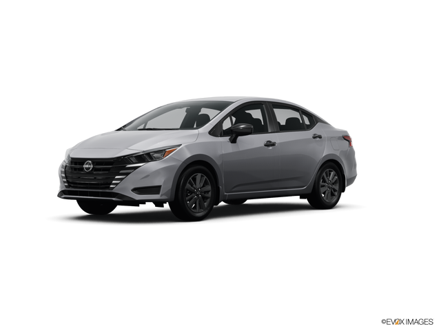 2025 Nissan Versa sedan in Brilliant Silver Metallic Color, Front Side View