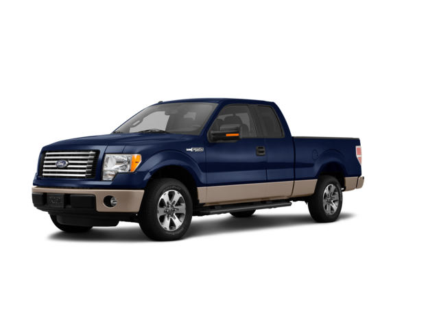 2011 Ford F-150 XLT, front three-quarter view, paint 1 of 8
