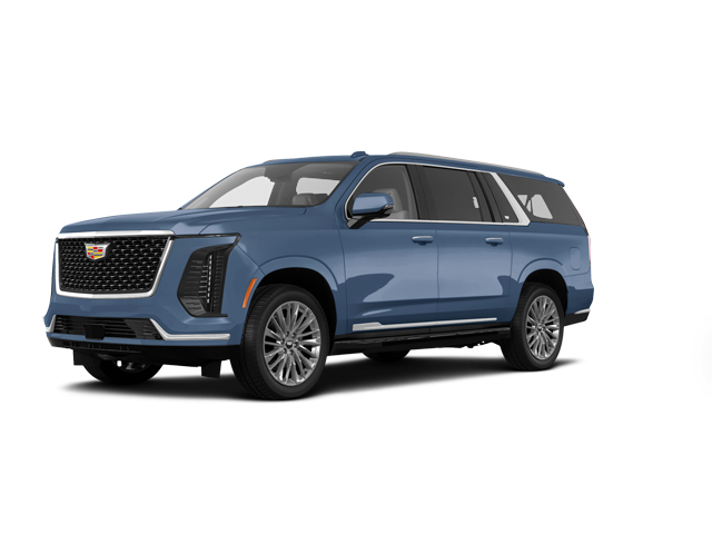 2026 Cadillac Escalade ESV Luxury, front three-quarter view, paint 1 of 7