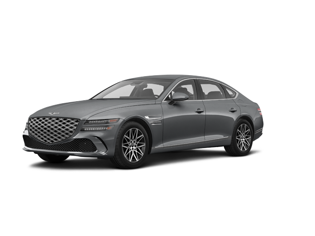 2025 Genesis G80 2.5T, front three-quarter view, paint 1 of 6