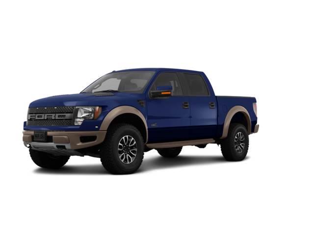 2012 Ford F-150 SVT Raptor, front three-quarter view, paint 1 of 8
