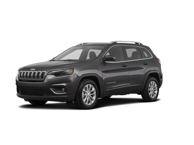 2019 Jeep Cherokee Latitude, front three-quarter view, paint 1 of 8