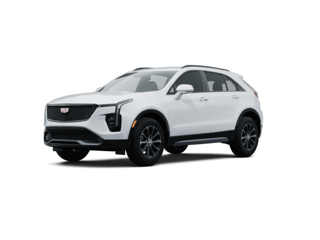 2024 Cadillac XT4 Sport, front three-quarter view, paint 1 of 8