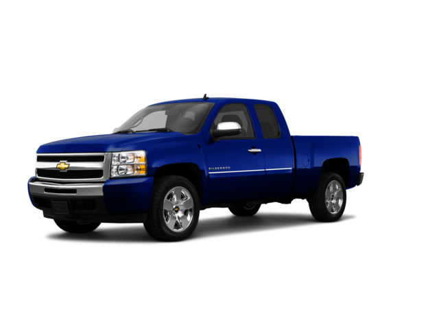 2010 Chevrolet Silverado 1500 LT, front three-quarter view, paint 1 of 8