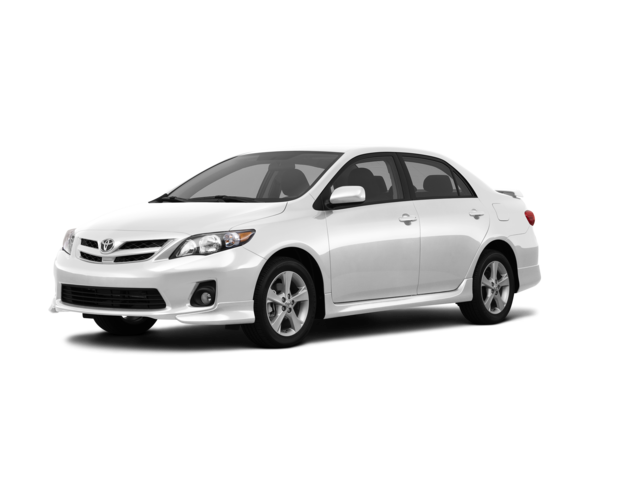 2011 Toyota Corolla S, front three-quarter view, paint 1 of 7