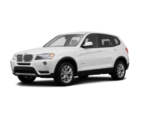 2014 BMW X3 xDrive28i, front three-quarter view, paint 1 of 8