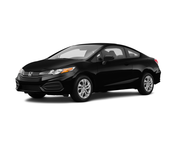 2015 Honda Civic LX, front three-quarter view, paint 1 of 8