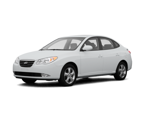 2007 Hyundai Elantra GLS, front three-quarter view, paint 1 of 8