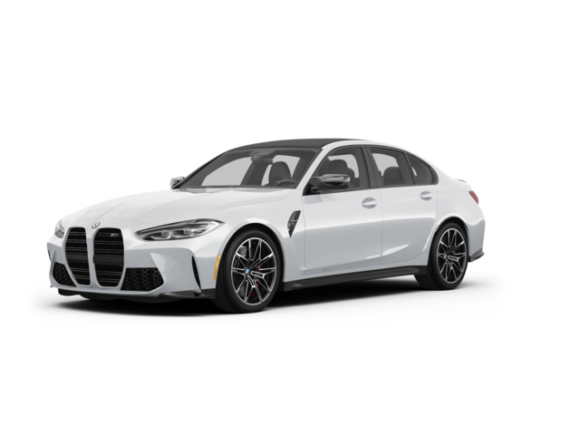 2024 BMW M3 Competition, front three-quarter view, paint 1 of 8