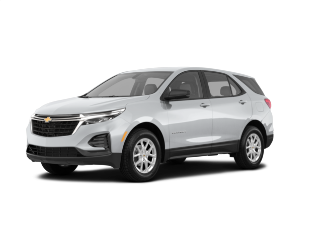 2022 Chevrolet Equinox LS, front three-quarter view, paint 1 of 5