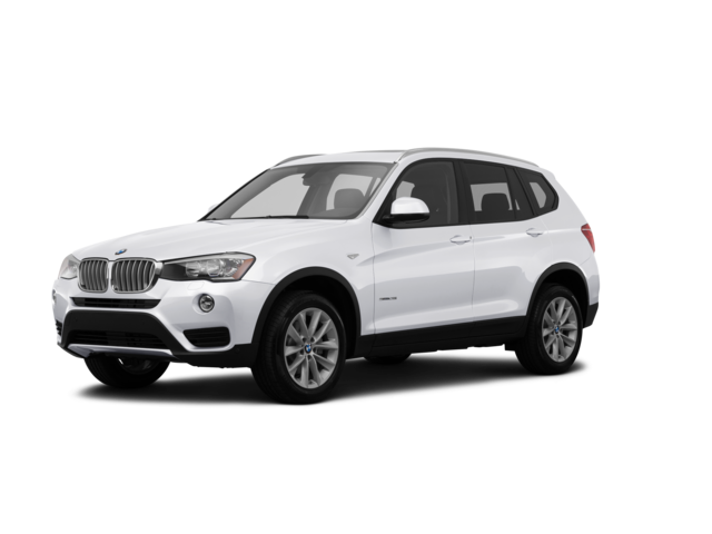 2015 BMW X3 sDrive28i, front three-quarter view, paint 1 of 8