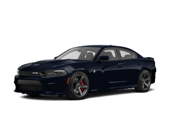 2019 Dodge Charger SRT Hellcat, front three-quarter view, paint 1 of 8