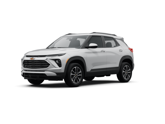 2025 Chevrolet Trailblazer LT, front three-quarter view, paint 1 of 8