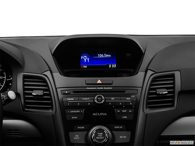 2018 Acura RDX | Closeup of radio head unit