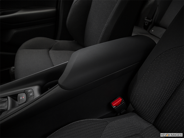 2018 Toyota C-HR | Front center console with closed lid, from driver’s side looking down