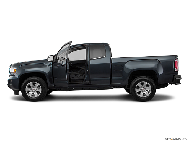 2018 GMC Canyon | Driver's side profile with drivers side door open