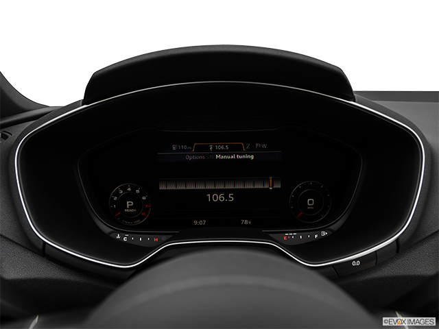 2018 Audi TT | Closeup of radio head unit