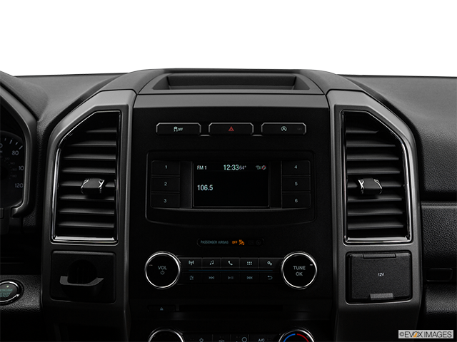 2018 Ford Expedition | Closeup of radio head unit