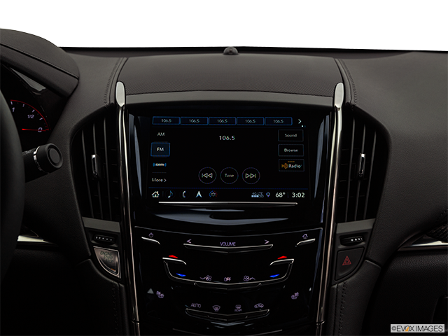 2018 Cadillac ATS Coupe | Closeup of radio head unit
