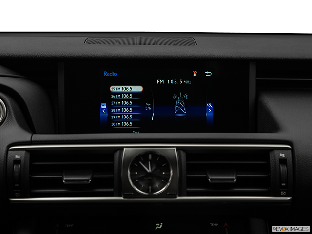 2018 Lexus IS 300 AWD | Closeup of radio head unit