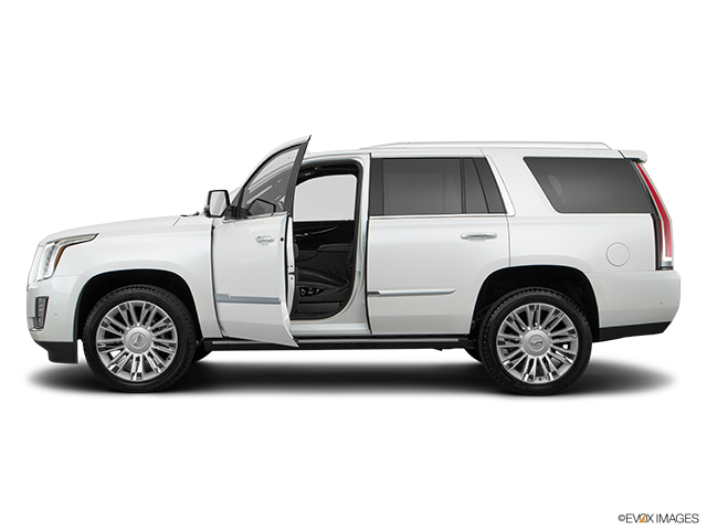 2018 Cadillac Escalade | Driver's side profile with drivers side door open