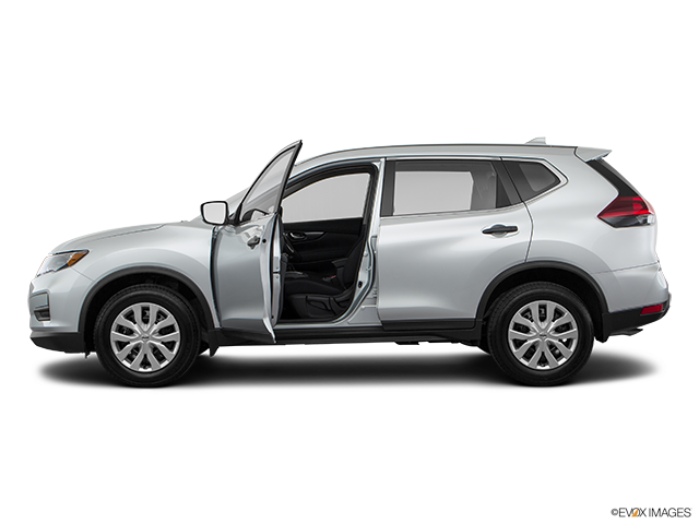 2018 Nissan Rogue | Driver's side profile with drivers side door open