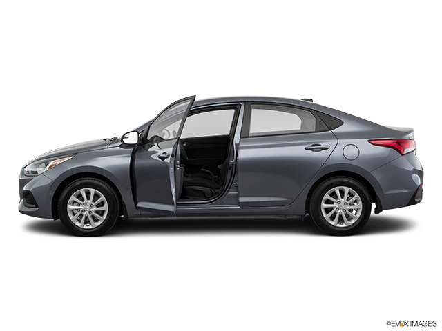 2018 Hyundai Accent Sedan | Driver's side profile with drivers side door open