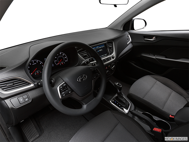 2018 Hyundai Accent Sedan | Interior Hero (driver’s side)