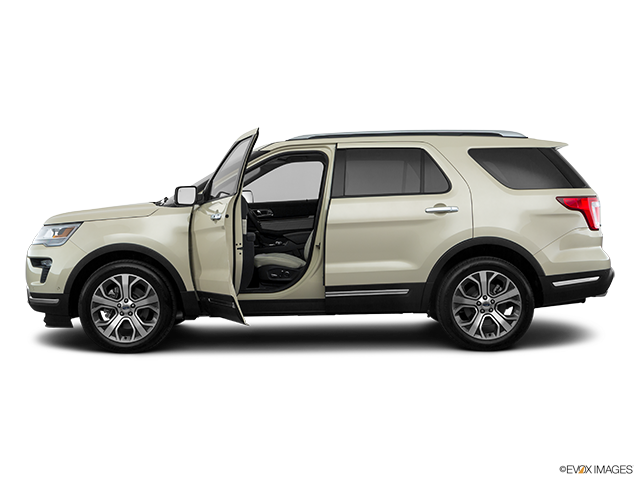 2018 Ford Explorer | Driver's side profile with drivers side door open