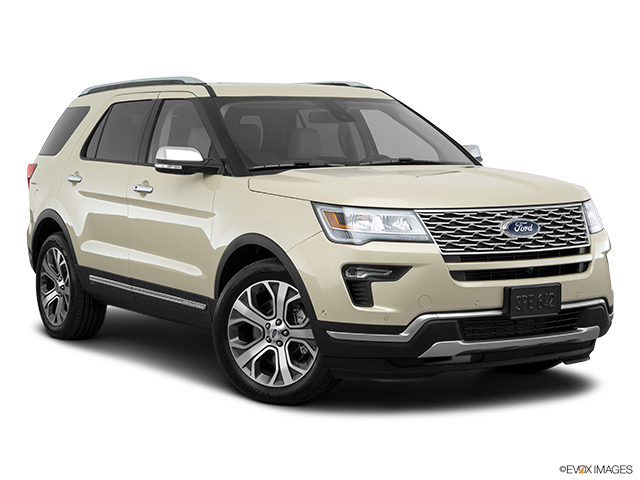 2018 Ford Explorer | Front passenger 3/4 w/ wheels turned