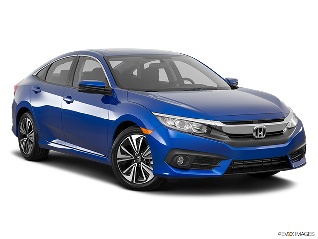 2018 Honda Civic Sedan | Front passenger 3/4 w/ wheels turned