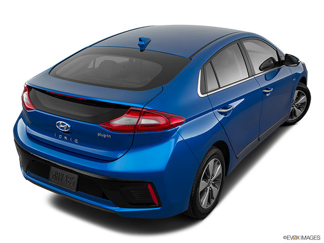 2018 Hyundai IONIQ Electric Plus | Rear 3/4 angle view