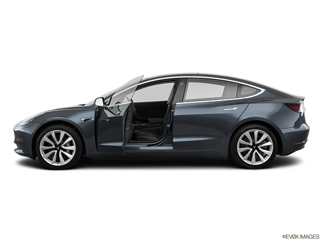 2017 Tesla Model 3 | Driver's side profile with drivers side door open