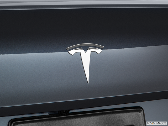 2017 Tesla Model 3 | Rear manufacturer badge/emblem