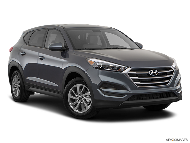 2018 Hyundai Tucson | Front passenger 3/4 w/ wheels turned